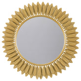Orleans Furniture - Coaster - Tuscany 35 x 35 Inch Sunburst Wall Mirror Gold - 961449